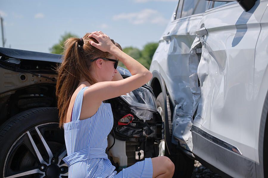 T-boned car accident 2