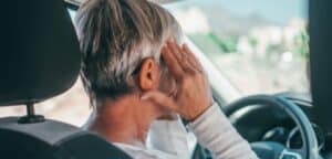 headache after being rear ended